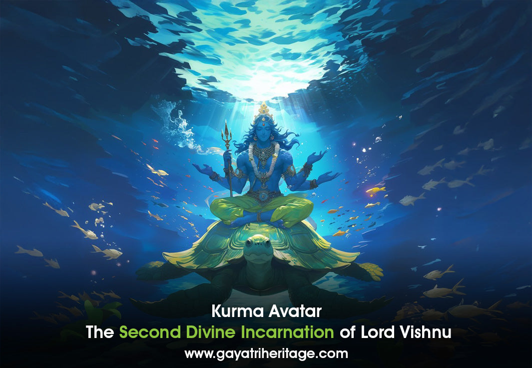Kurma-Avatar-The-Second-Divine-Incarnation-of-Lord-Vishnu Gayatri Heritage