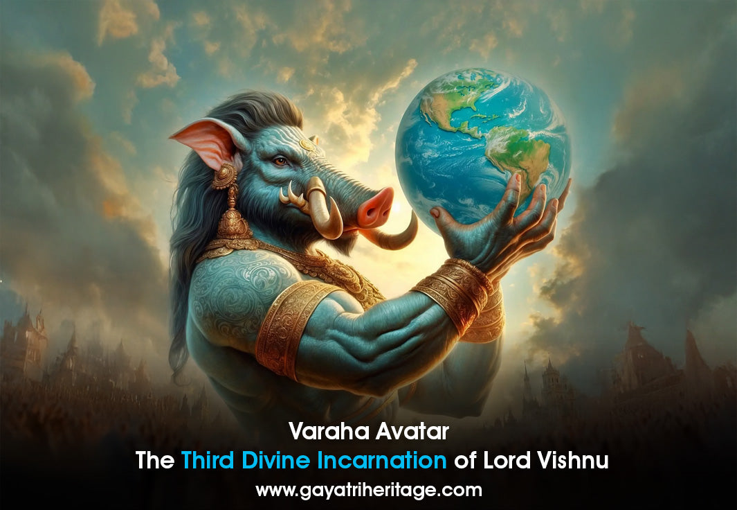 Varaha-Avatar-The-Third-Divine-Incarnation-of-Lord-Vishnu Gayatri Heritage