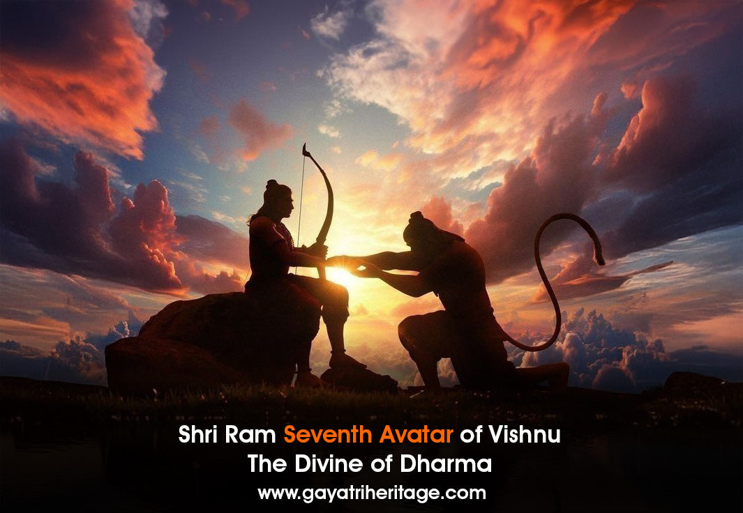 Lord-Rama-Seventh-Avatar-of-Vishnu-Embodiment-of-Dharma-Gayatri-Heritage Gayatri Heritage