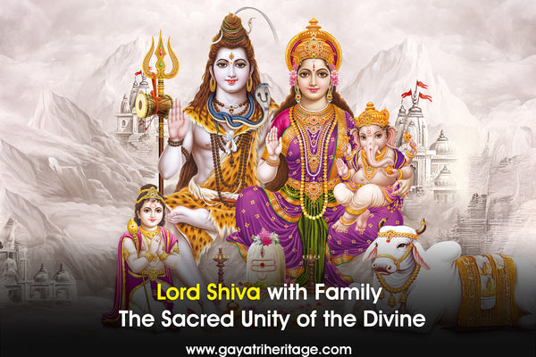 Lord Shiva with Family – The Sacred Unity of the Divine