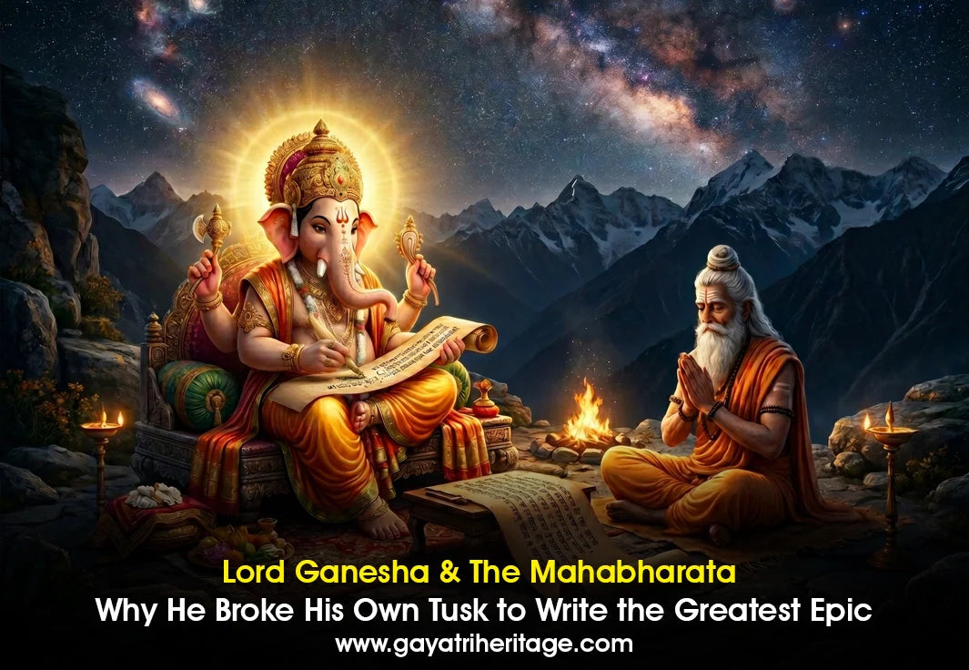 Why Lord Ganesha Takes His Own Tusk to Write the Mahabharata