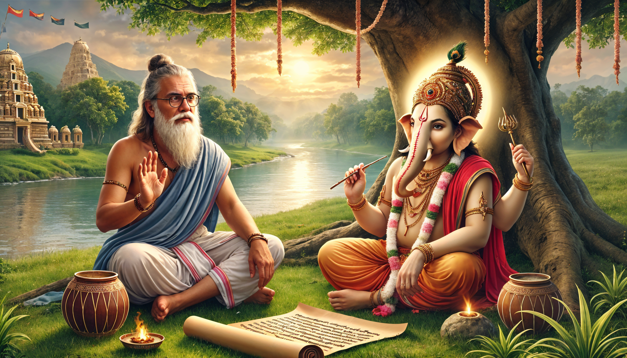 Veda-Vyasa-The-Great-Sage-of-Ancient-India Gayatri Heritage