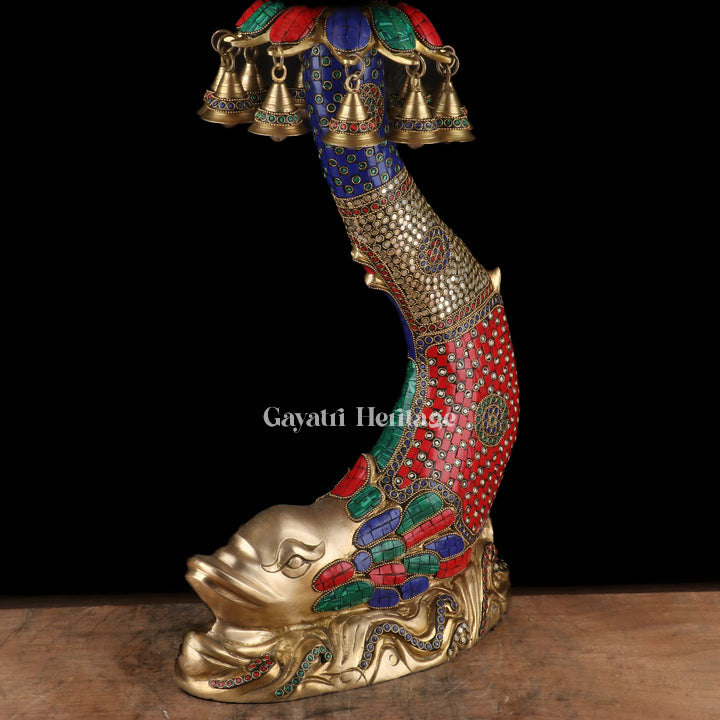 Brass Decorative Fish Urli – Symbol of Prosperity & Tranquility | Gayatri Heritage