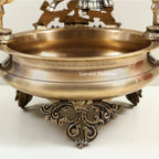 Brass Radha Krishna Swing Urli – Traditional Divine Décor | Gayatri Heritage