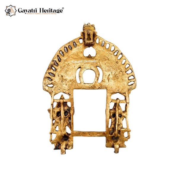 Brass Prabhavali Arch – Divine Temple-Style Ornament | Gayatri Heritage