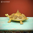 Brass Astalakshmi Turtle – Divine Symbol of Prosperity | Gayatri Heritage