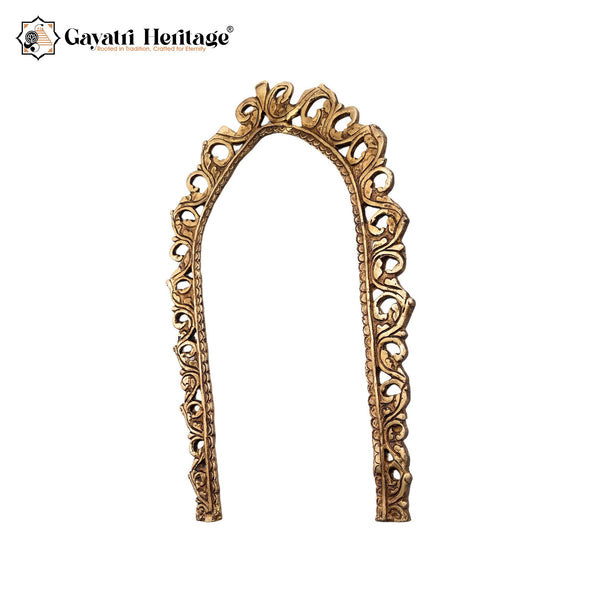 Brass Prabhavali Arch – Divine Temple-Inspired Arch Décor | Gayatri Heritage