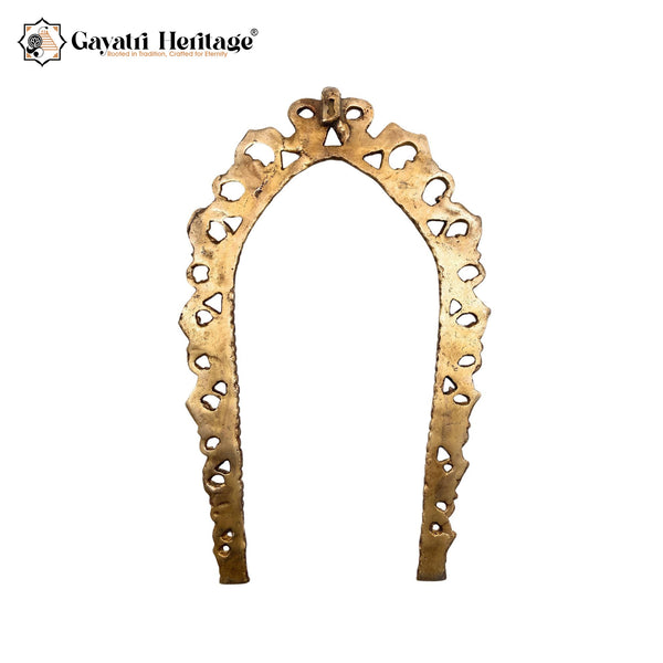 Brass Prabhavali Arch – Divine Temple-Inspired Arch Décor | Gayatri Heritage