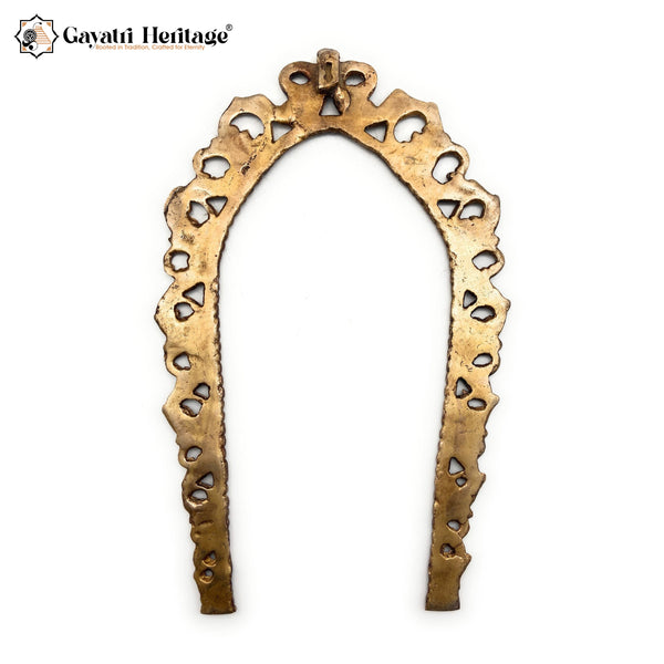 Brass Prabhavali Arch – Divine Temple-Inspired Arch Décor | Gayatri Heritage