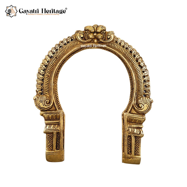 Brass Frame Arch/Prabhavali – Symbol of Sacred Blessings | Gayatri Heritage