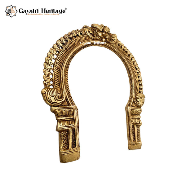 Brass Frame Arch/Prabhavali – Symbol of Sacred Blessings | Gayatri Heritage