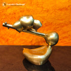 Brass Sitar Ganesha – Elegant Fusion of Music and Divinity | Gayatri Heritage