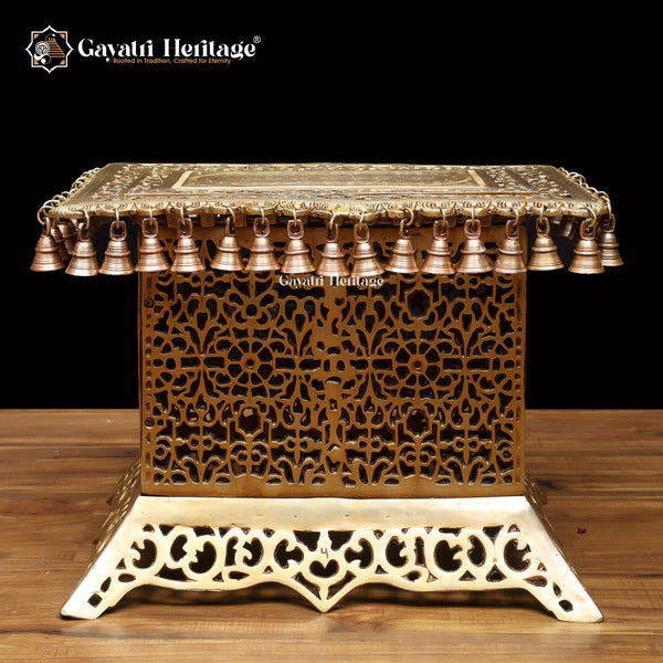 Brass Stool (Table) – Classic Design for Every Space | Gayatri Heritage