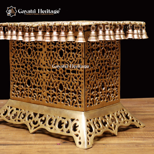 Brass Stool (Table) – Classic Design for Every Space | Gayatri Heritage