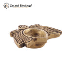 Brass Lotus Design Diya – Artistic Lighting Décor | Gayatri Heritage