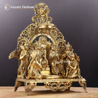 Brass Ram Parivar (Rampanchayat) – Traditional Family Idol | Gayatri Heritage