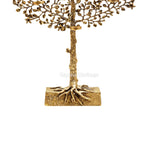 Brass Kalpavriksha with 8 Wax Lamp Holders & Chirping Bird | Gayatri Heritage