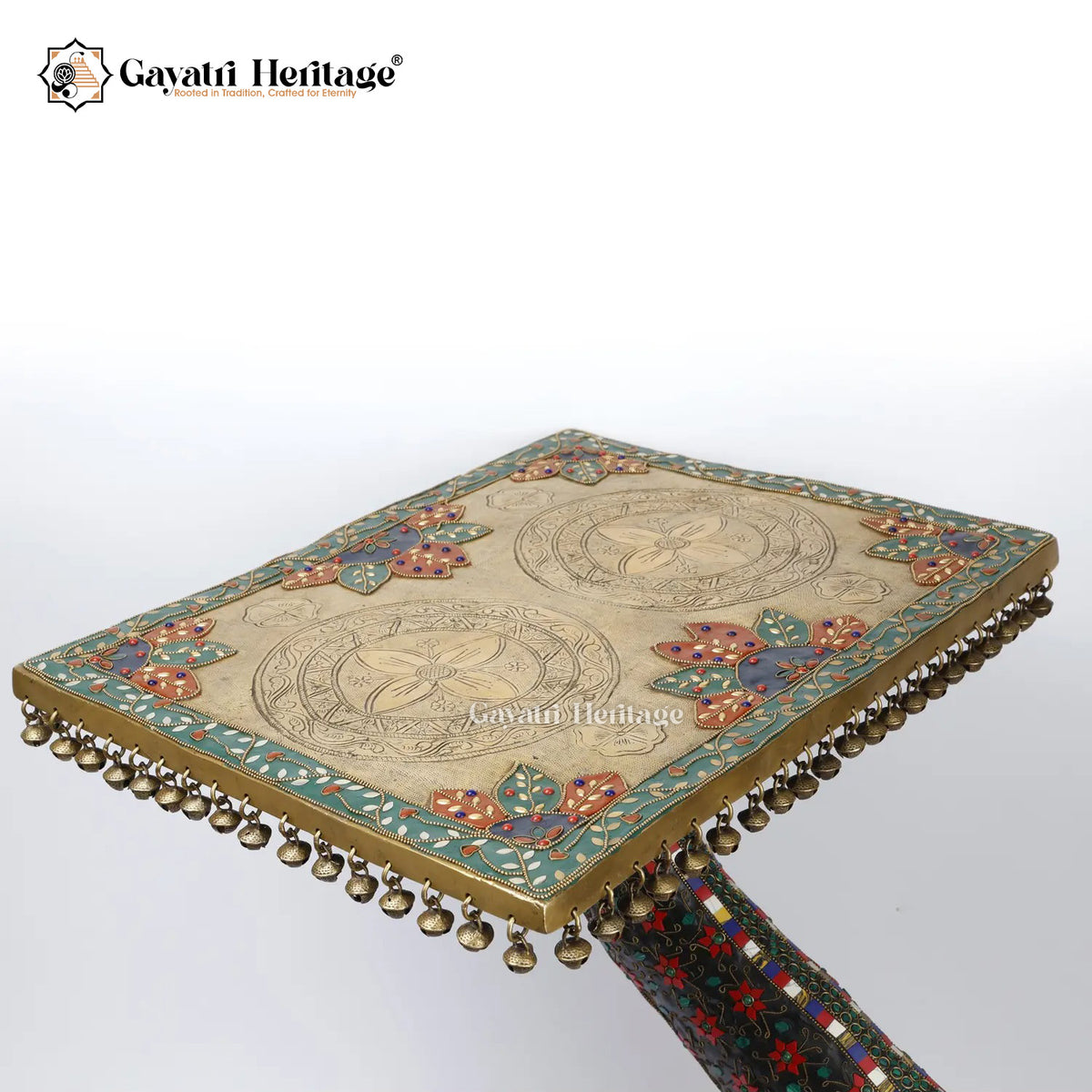 Brass Big Size Fish with Chowki Stand – Elegant Decor | Gayatri Heritage