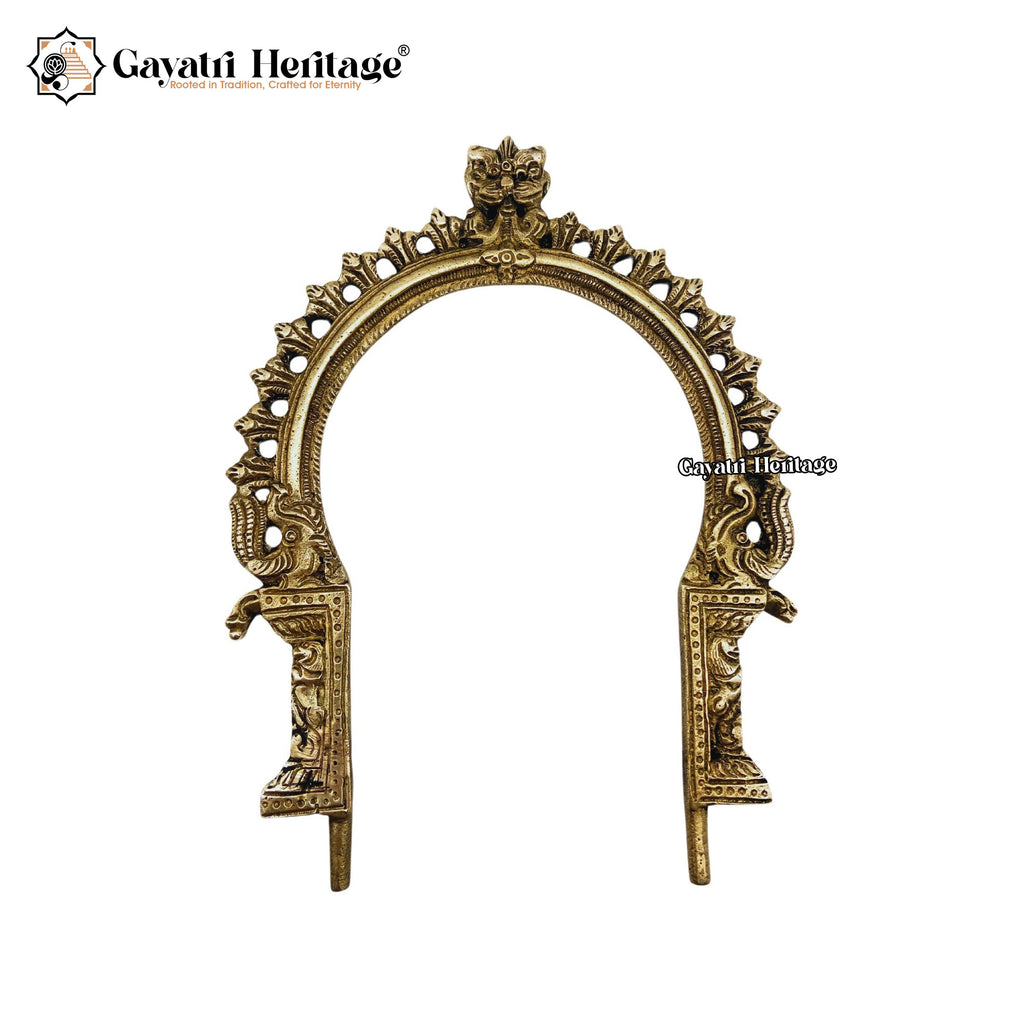 Brass Prabhavali Frame / Arch – Exquisite Divine Wall Décor | Gayatri Heritage