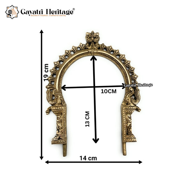 Brass Prabhavali Frame / Arch – Exquisite Divine Wall Décor | Gayatri Heritage