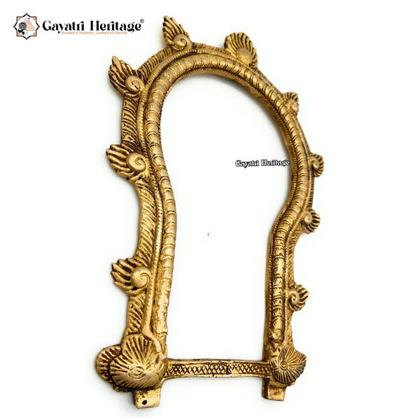 Brass Prabhavali Frame – Traditional Spiritual Wall Decor | Gayatri Heritage