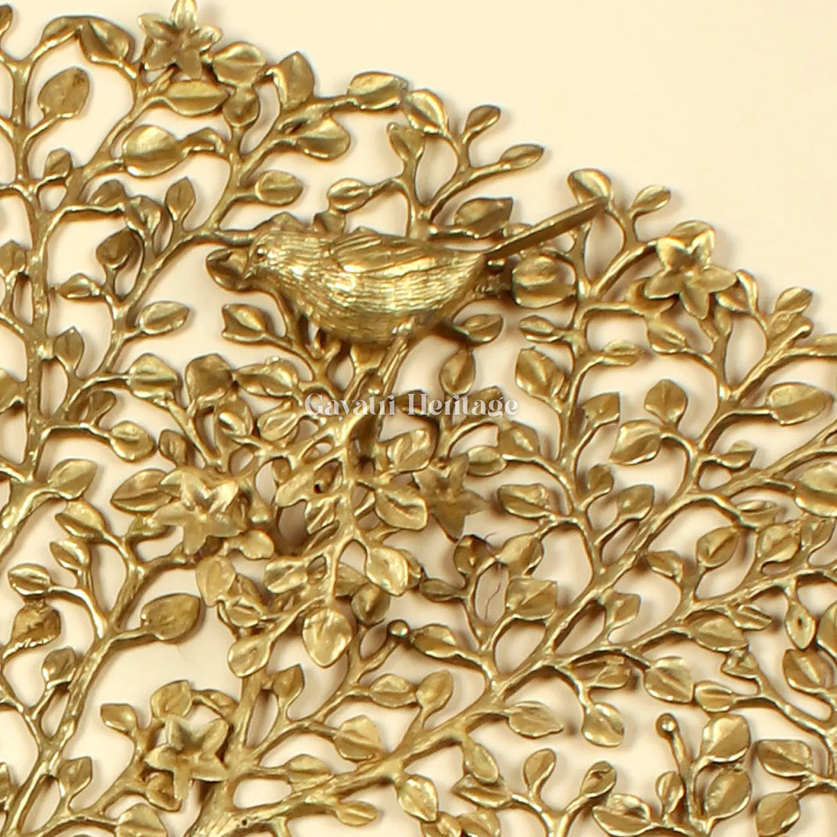 Brass Large Size Kalpavriksha with Chirping Birds | Gayatri Heritage