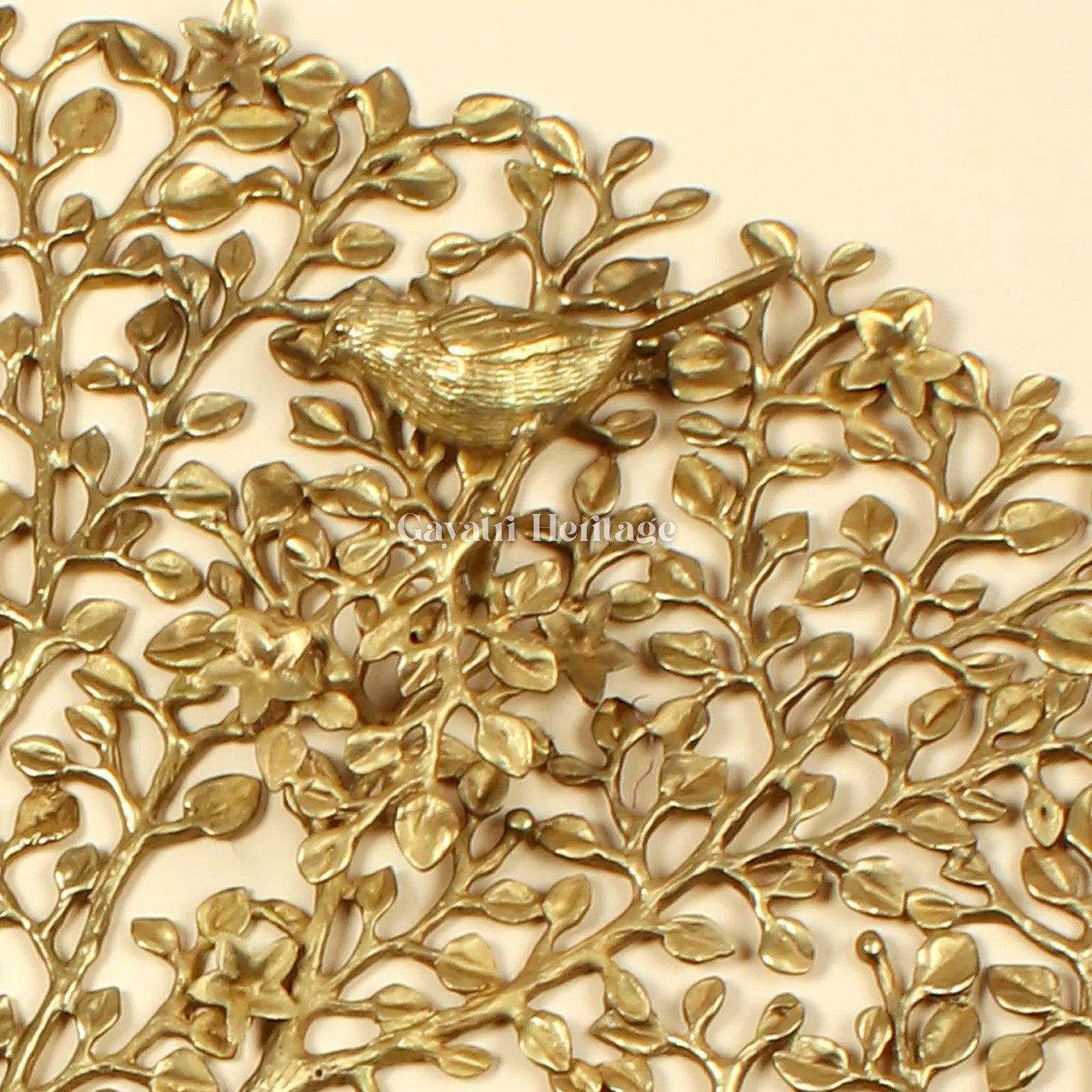 Brass Large Size Kalpavriksha with Chirping Birds | Gayatri Heritage