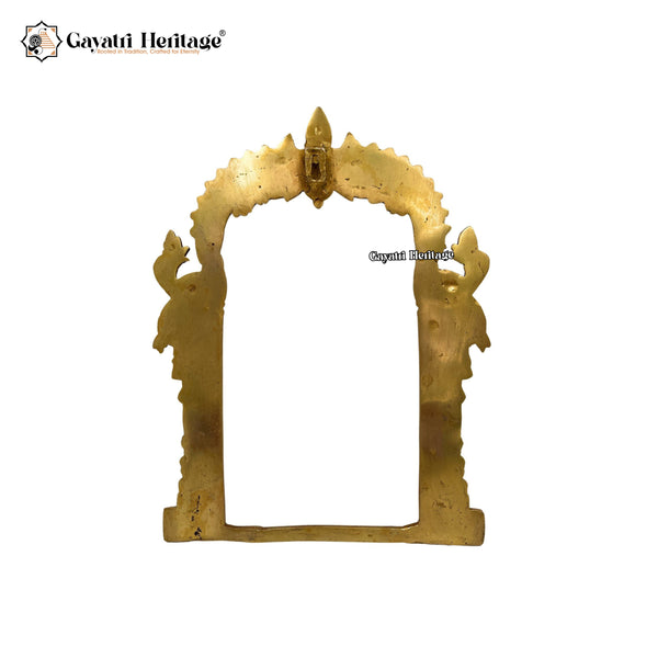 Brass Prabhavali Frame – Sacred and Ornate Wall Accent | Gayatri Heritage