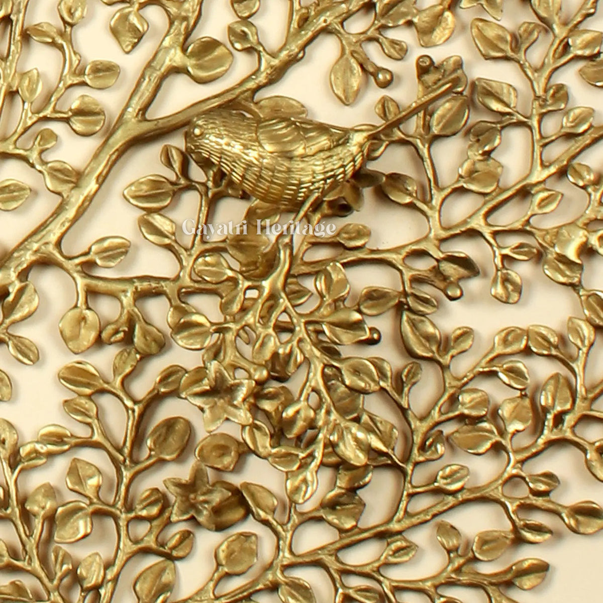 Brass Large Size Kalpavriksha with Chirping Birds | Gayatri Heritage
