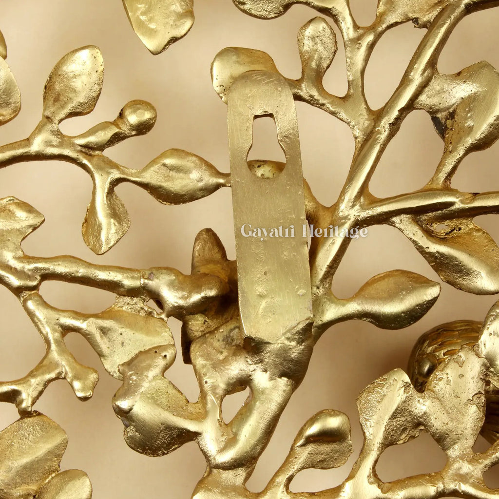 Brass Large Size Kalpavriksha with Chirping Birds | Gayatri Heritage