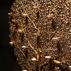 Brass Kalpavriksha with Candle Holders & Chirping Birds | Gayatri Heritage