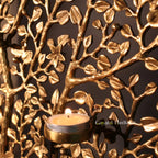 Brass Kalpavriksha with Candle Holders & Chirping Birds | Gayatri Heritage