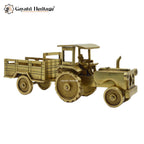 Brass Tracter Showpiece – Unique Handcrafted Ornament | Gayatri Heritage