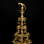 Brass Parrot Multilayer Lamp – Traditional Splendor | Gayatri Heritage