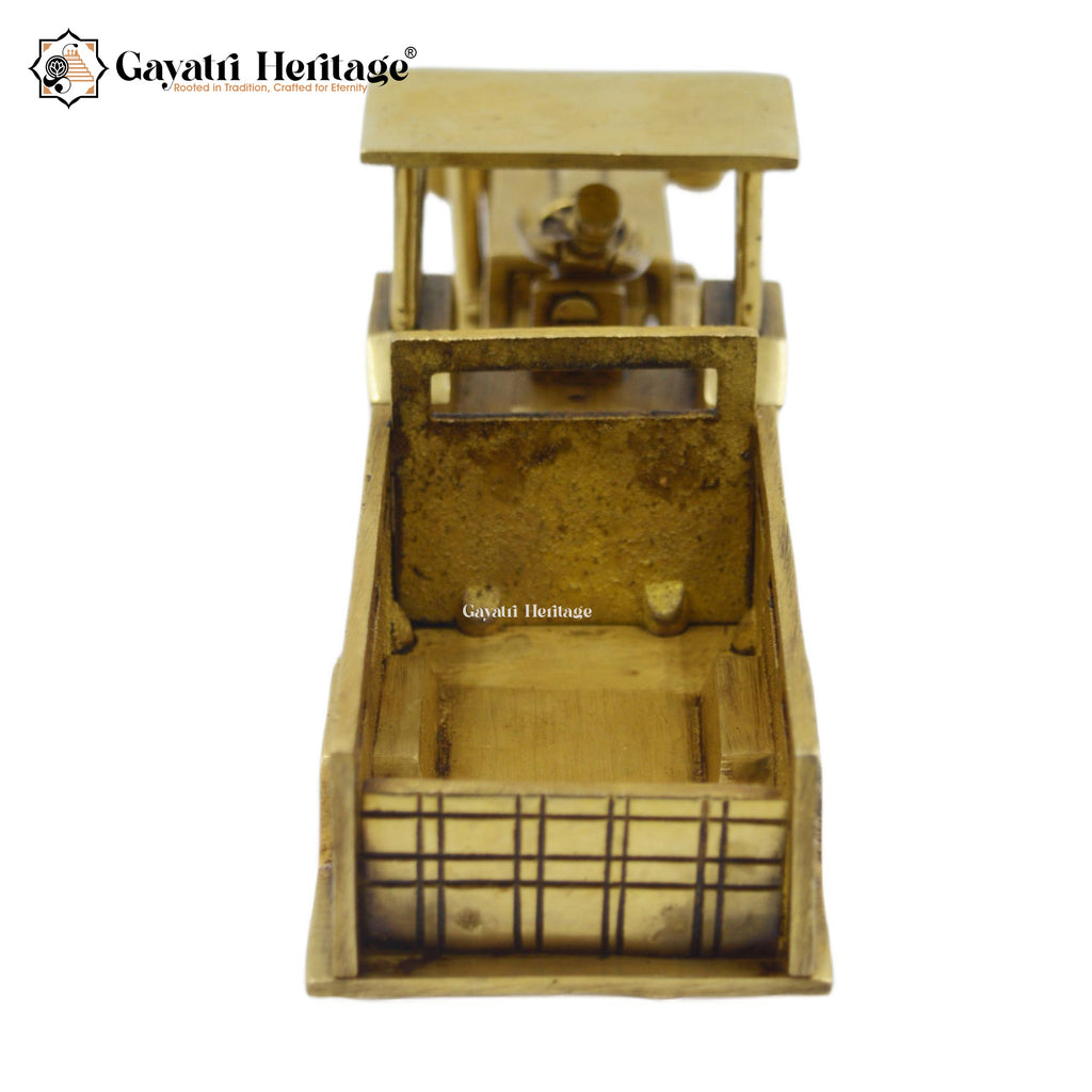 Brass Tracter Showpiece – Unique Handcrafted Ornament | Gayatri Heritage