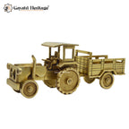 Brass Tracter Showpiece – Unique Handcrafted Ornament | Gayatri Heritage