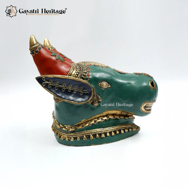 Brass Nandi Wall Décor – Symbol of Devotion | Gayatri Heritage