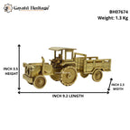 Brass Tracter Showpiece – Unique Handcrafted Ornament | Gayatri Heritage