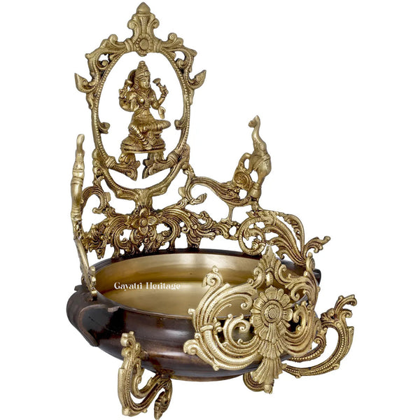 Brass Lakshmi Urli Bowl – Auspicious Decor for Festive Vibes | Gayatri Heritage