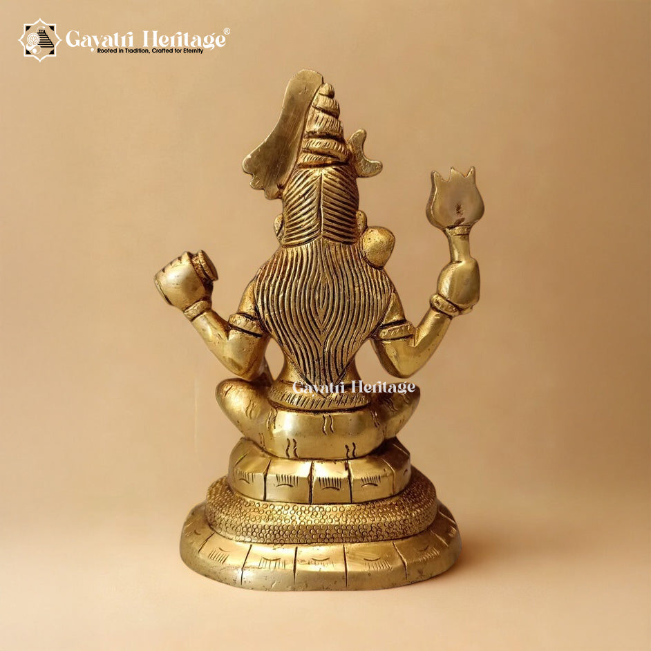 Brass Shiva Idol – Divine Energy of Meditation & Strength | Gayatri Heritage