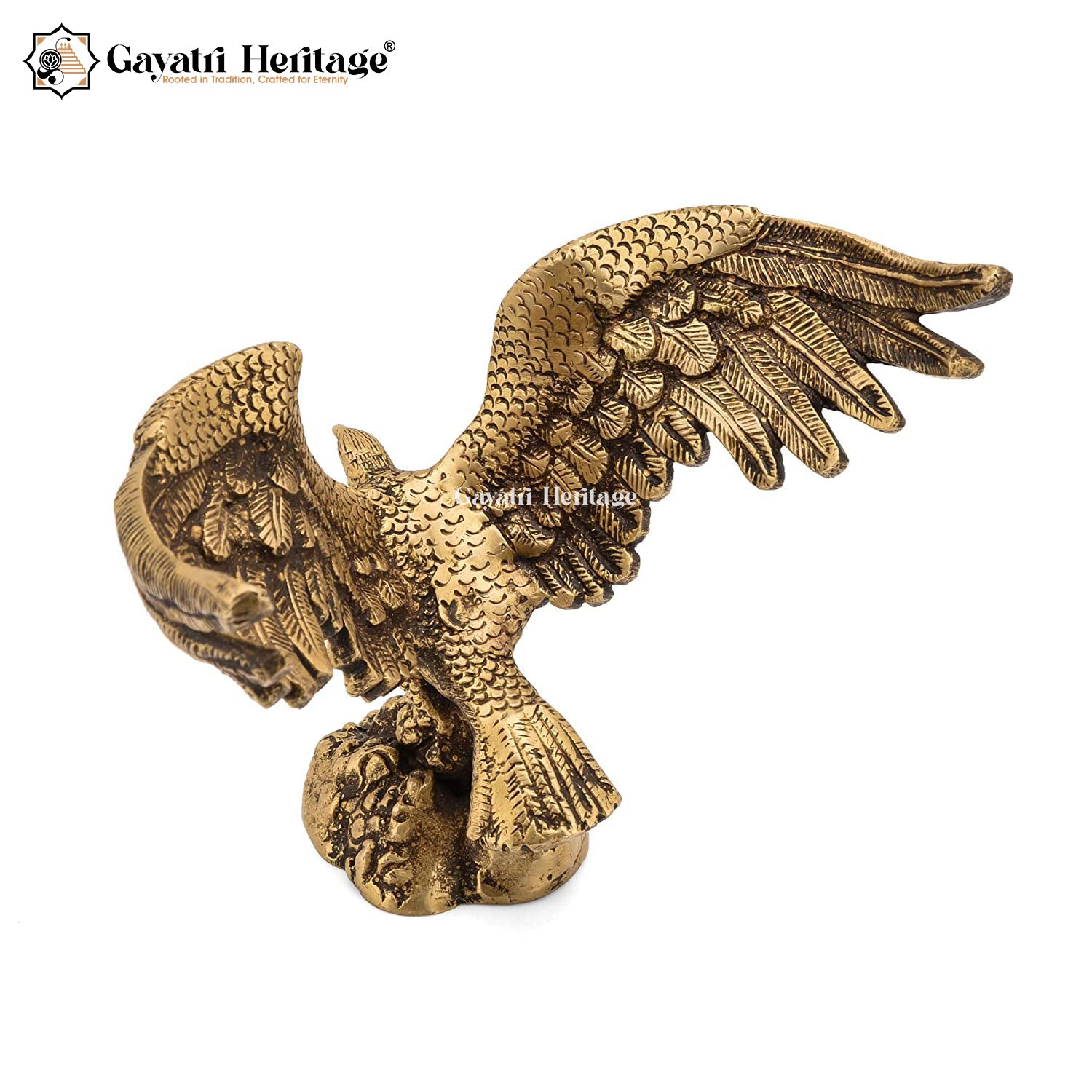 Brass Eagle Showpiece – Majestic Décor for Home | Gayatri Heritage