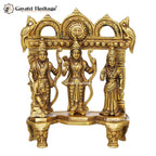 Brass Ram Darbar – Divine Family Idol | Gayatri Heritage
