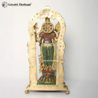 Brass Lord Vishnu Statue – Sacred Vishnu Idol for Puja | Gayatri Heritage