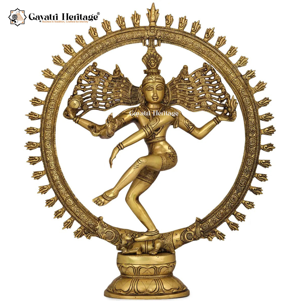 Brass Nataraj Sculpture – Divine Dance of Lord Shiva