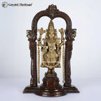 Brass Tirupati Balaji Statue – Divine Idol of Lord Venkateshwara | Gayatri Heritage