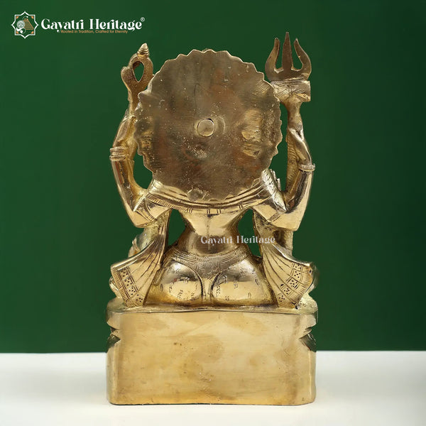 Brass Ardhanarishwar Statue – Divine Fusion Idol | Gayatri Heritage