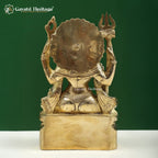 Brass Ardhanarishwar Statue – Divine Fusion Idol | Gayatri Heritage