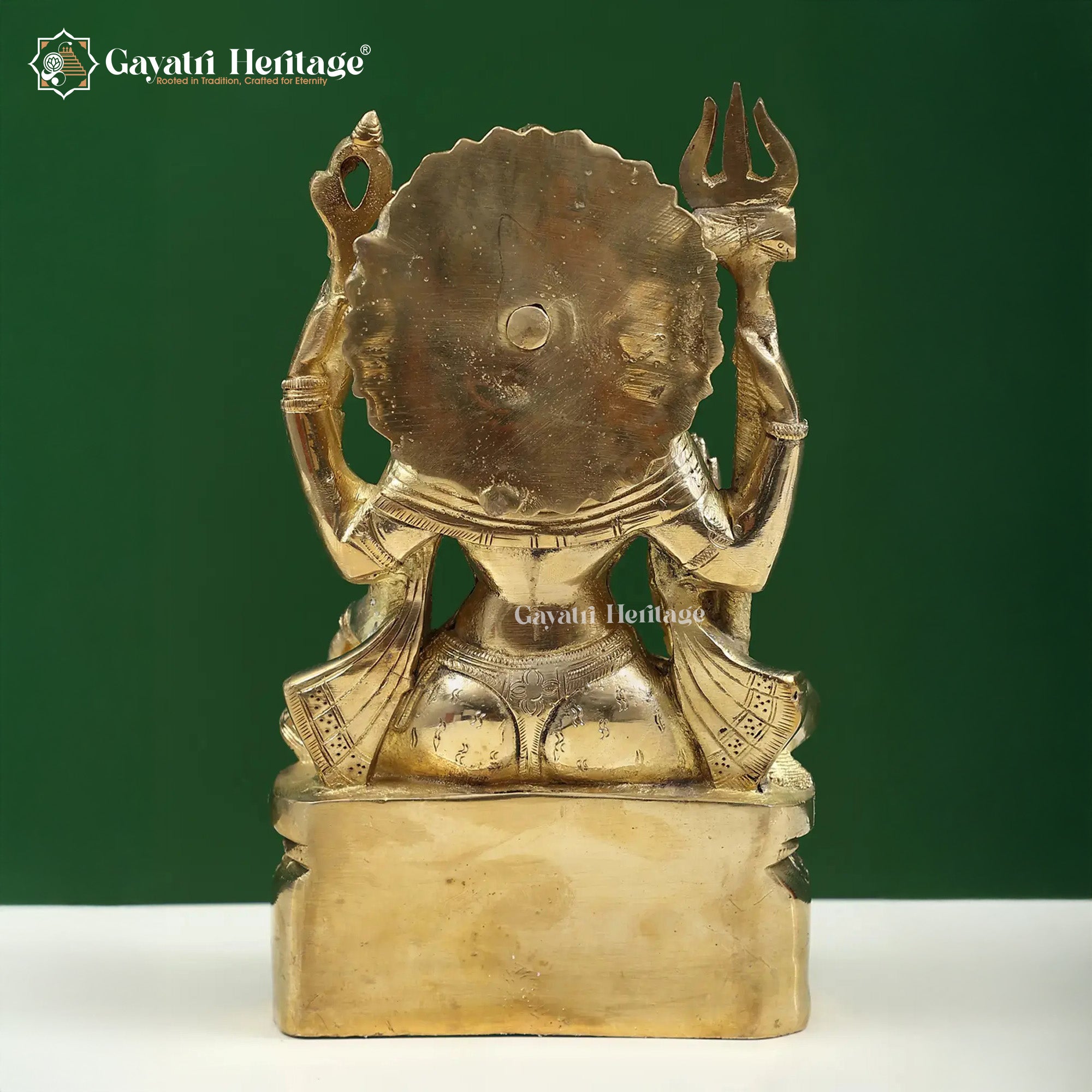 Brass Ardhanarishwar Statue – Divine Fusion Idol | Gayatri Heritage