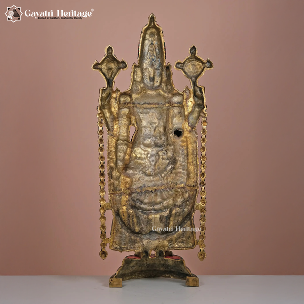 Brass Tirupati Balaji Statue – Divine Lord Venkateshwara Idol