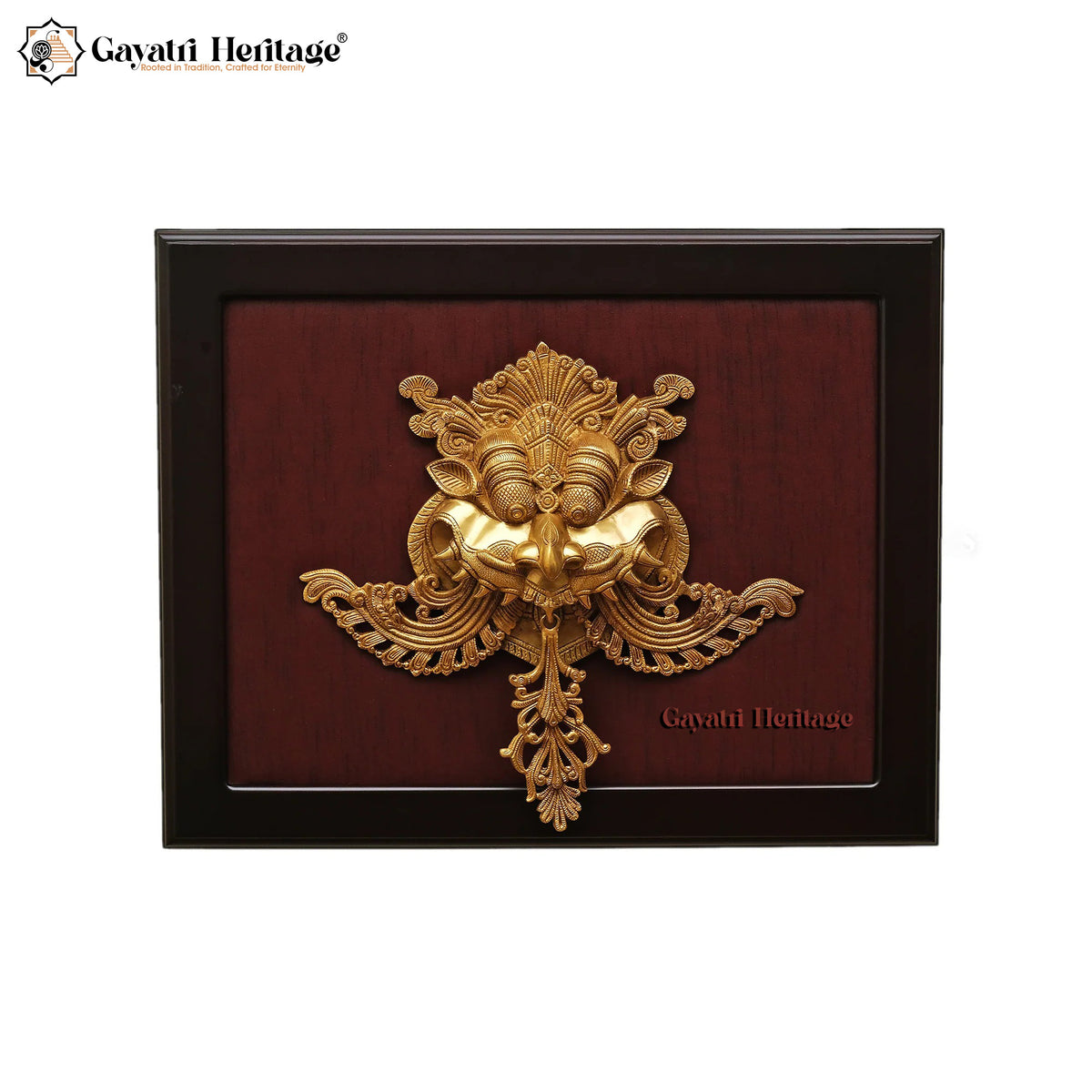 Brass Kirtimukha Wall Hanging – Majestic Guardian Décor | Gayatri Heritage